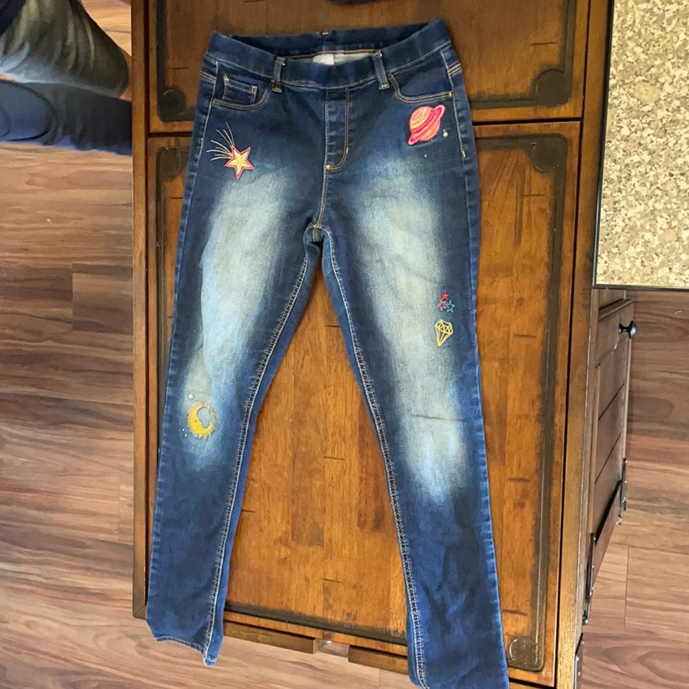 Girls embroidered pants